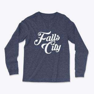 Falls City Texas Vintage Team Light Soft Long Sleeve T-Shirt