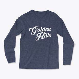 Golden Hills California Vintage Team Light Soft Long Sleeve T-Shirt