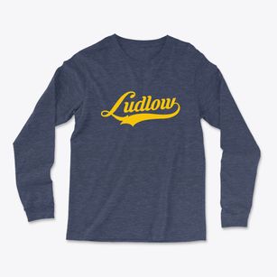 Ludlow Vermont Vintage Team Light Soft Long Sleeve T-Shirt