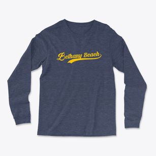 Bethany Beach Delaware Vintage Team Light Soft Long Sleeve T-Shirt