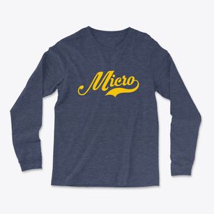 Micro North Carolina Vintage Team Light Soft Long Sleeve T-Shirt
