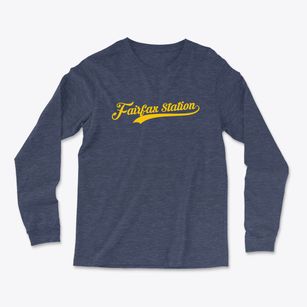 Fairfax Station Virginia Vintage Team Light Soft Long Sleeve T-Shirt