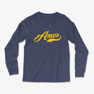 Ames Iowa Vintage Team Light Soft Long Sleeve T-Shirt