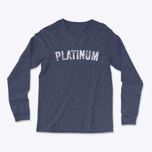 Platinum Alaska Timeless Retro Light Soft Long Sleeve T-Shirt