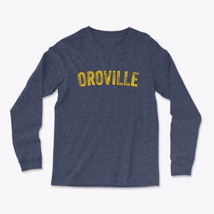 Oroville California Timeless Retro Light Soft Long Sleeve T-Shirt