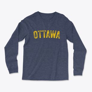Ottawa Kansas Timeless Retro Light Soft Long Sleeve T-Shirt