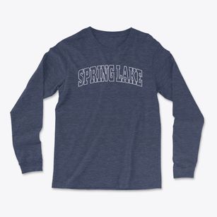 Spring Lake North Carolina Trendy Block Light Soft Long Sleeve T-Shirt