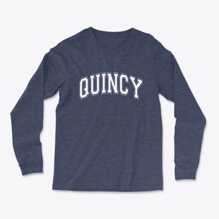 Quincy Wisconsin Varsity Light Soft Long Sleeve T-Shirt