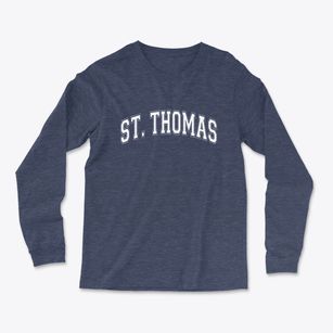 St. Thomas North Dakota Varsity Light Soft Long Sleeve T-Shirt