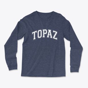 Topaz California Varsity Light Soft Long Sleeve T-Shirt