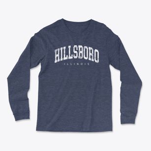 Hillsboro Illinois Urban Vibe Light Soft Long Sleeve T-Shirt