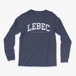 Lebec California Urban Vibe Light Soft Long Sleeve T-Shirt