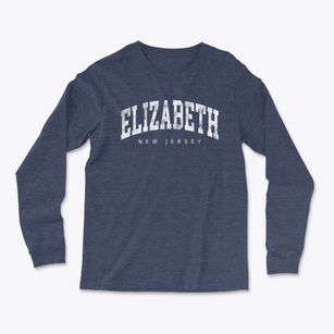 Elizabeth New Jersey Urban Vibe Light Soft Long Sleeve T-Shirt