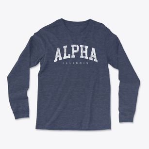 Alpha Illinois Urban Vibe Light Soft Long Sleeve T-Shirt