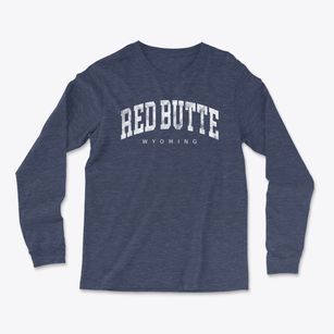 Red Butte Wyoming Urban Vibe Light Soft Long Sleeve T-Shirt