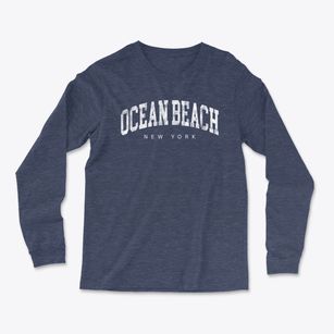 Ocean Beach New York Urban Vibe Light Soft Long Sleeve T-Shirt