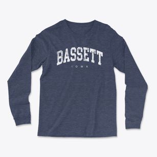 Bassett Iowa Urban Vibe Light Soft Long Sleeve T-Shirt