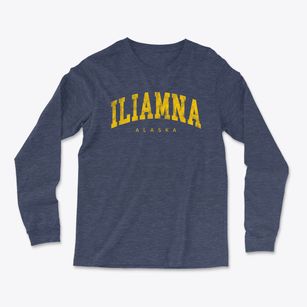 Iliamna Alaska Urban Vibe Light Soft Long Sleeve T-Shirt