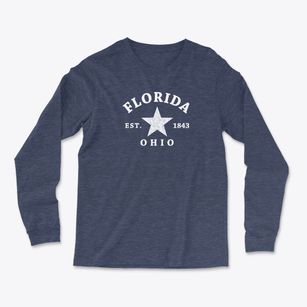 Florida Ohio Star Light Soft Long Sleeve T-Shirt