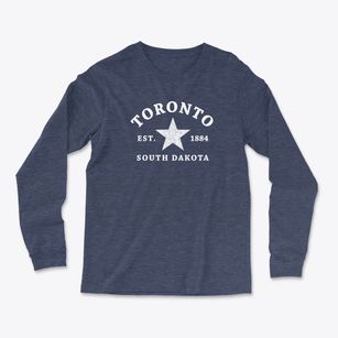 Toronto South Dakota Star Light Soft Long Sleeve T-Shirt