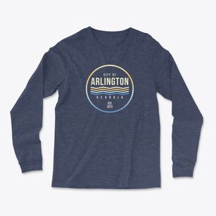 Arlington Georgia Color Fade Light Soft Long Sleeve T-Shirt