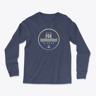Fox Alaska Color Fade Light Soft Long Sleeve T-Shirt