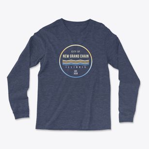 New Grand Chain Illinois Color Fade Light Soft Long Sleeve T-Shirt