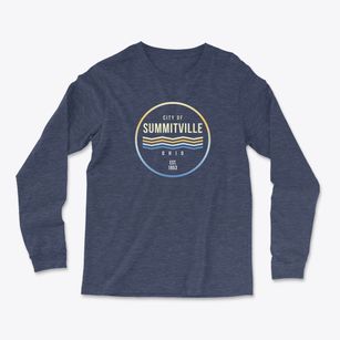 Summitville Ohio Color Fade Light Soft Long Sleeve T-Shirt