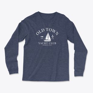 Old Town Maine Yacht Club Light Soft Long Sleeve T-Shirt