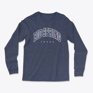 Big Spring Texas Inline Light Soft Long Sleeve T-Shirt