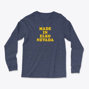 Elko Nevada Classic 70s Light Soft Long Sleeve T-Shirt