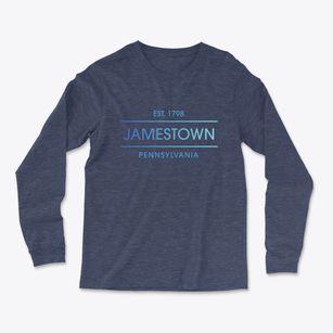 Jamestown Pennsylvania Horizon Light Soft Long Sleeve T-Shirt