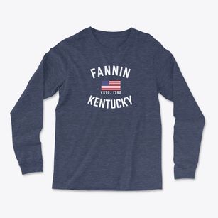 Fannin Kentucky Patriot Light Soft Long Sleeve T-Shirt