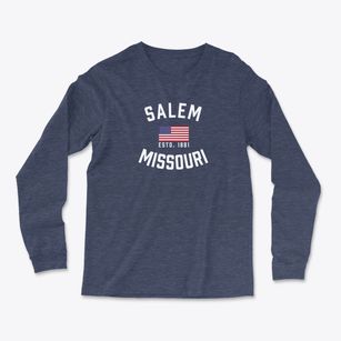 Salem Missouri Patriot Light Soft Long Sleeve T-Shirt