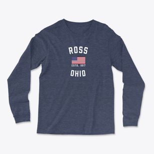 Ross Ohio Patriot Light Soft Long Sleeve T-Shirt