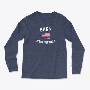 Gary West Virginia Patriot Light Soft Long Sleeve T-Shirt