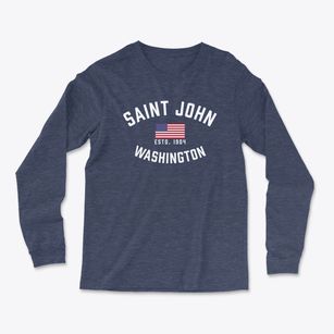 St. John Washington Patriot Light Soft Long Sleeve T-Shirt