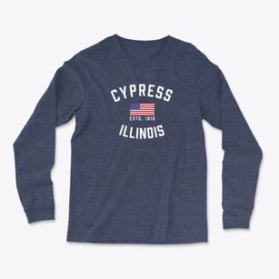 Cypress Illinois Patriot Light Soft Long Sleeve T-Shirt