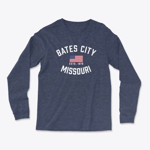 Bates City Missouri Patriot Light Soft Long Sleeve T-Shirt