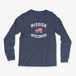 Mission Wisconsin Patriot Light Soft Long Sleeve T-Shirt