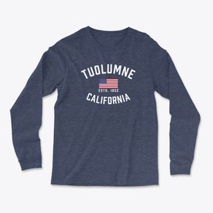 Tuolumne California Patriot Light Soft Long Sleeve T-Shirt