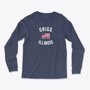 Grigg Illinois Patriot Light Soft Long Sleeve T-Shirt