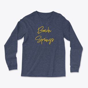 Beach Springs North Carolina Freestyle Light Soft Long Sleeve T-Shirt