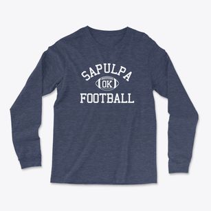 Sapulpa Oklahoma Football Light Soft Long Sleeve T-Shirt