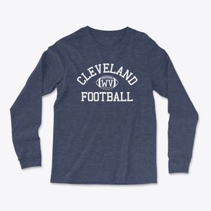 Cleveland West Virginia Football Light Soft Long Sleeve T-Shirt