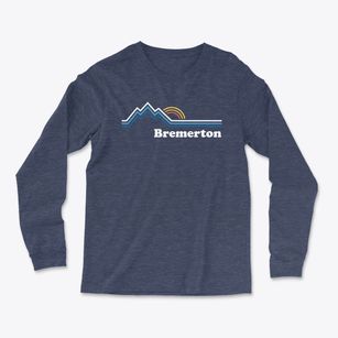 Bremerton Washington Mountain View Light Soft Long Sleeve T-Shirt