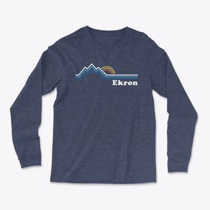 Ekron Kentucky Mountain View Light Soft Long Sleeve T-Shirt
