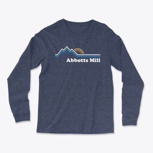 Abbotts Mill Maine Mountain View Light Soft Long Sleeve T-Shirt