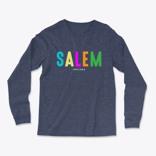 Salem Indiana Color Pop Light Soft Long Sleeve T-Shirt