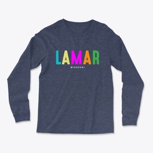 Lamar Missouri Color Pop Light Soft Long Sleeve T-Shirt